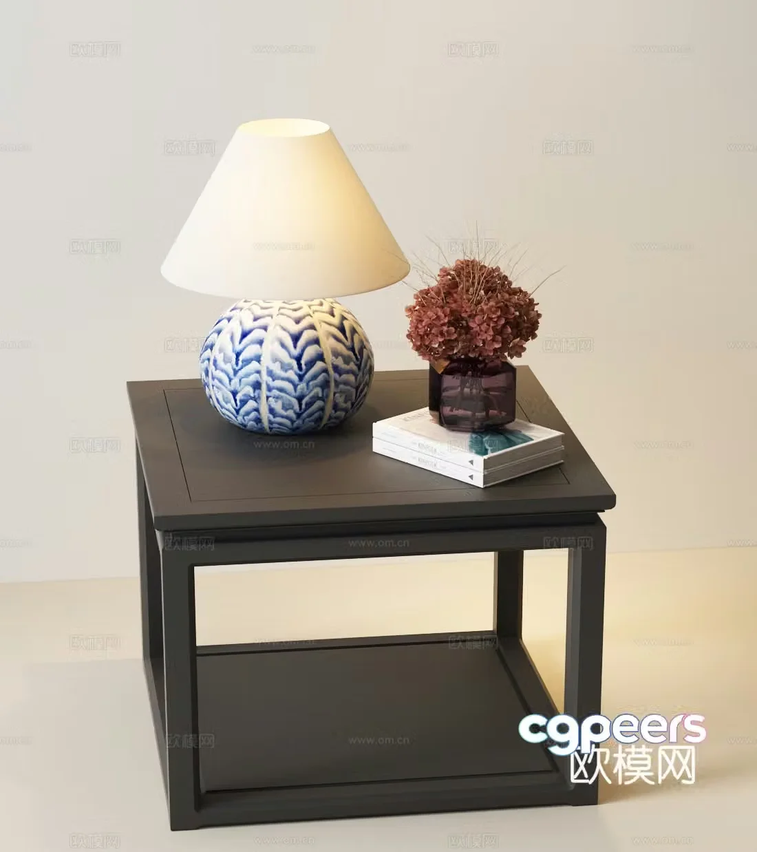 New Chinese desk lamp 3D model
