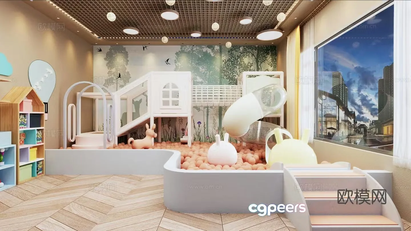 Children’s playground 3d model