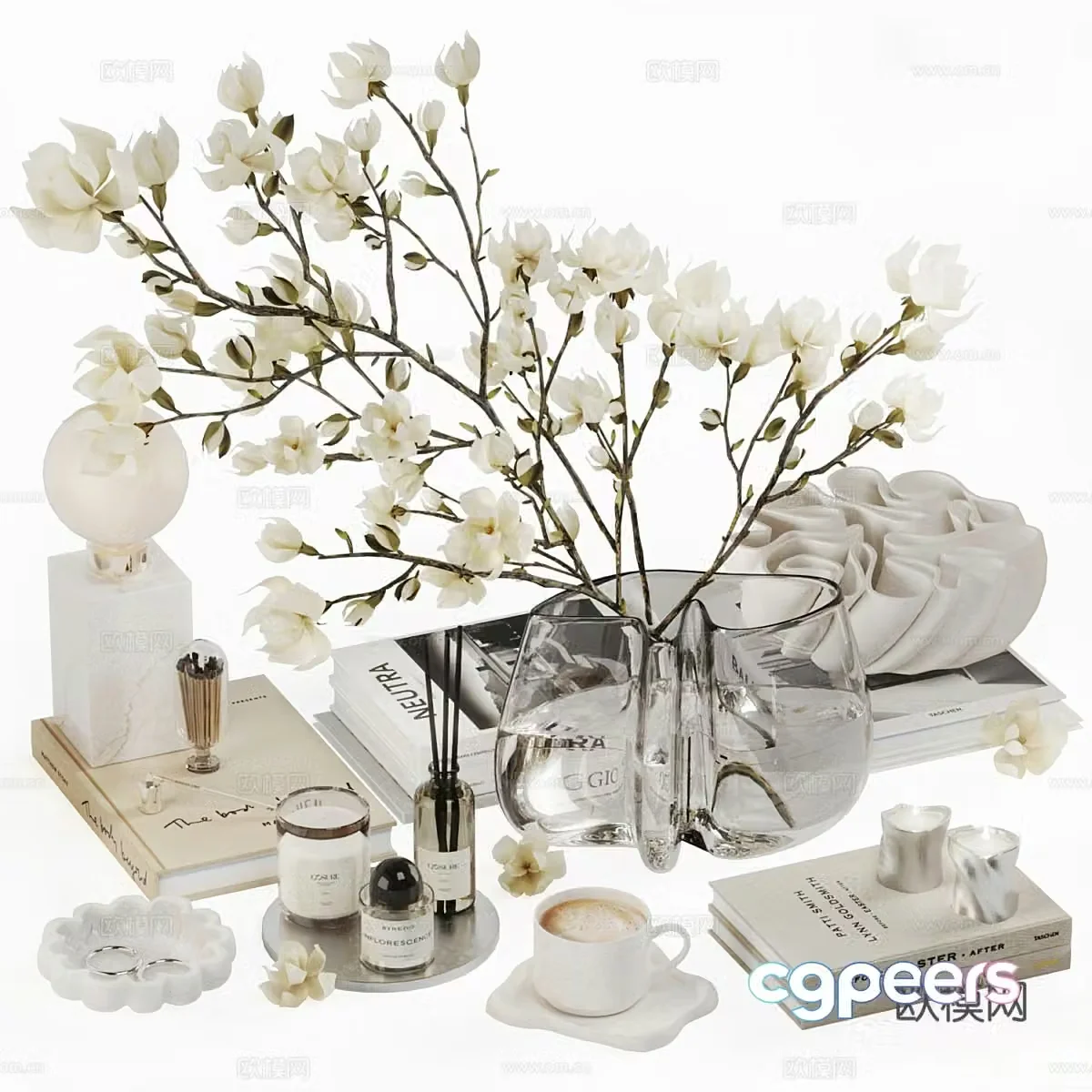 Tea set 3d model