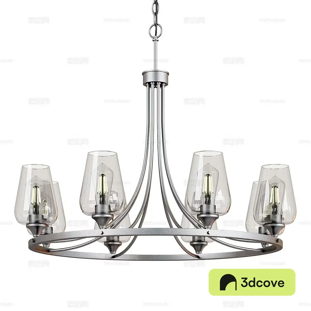 New Chinese light luxury Ashford ring chandelier