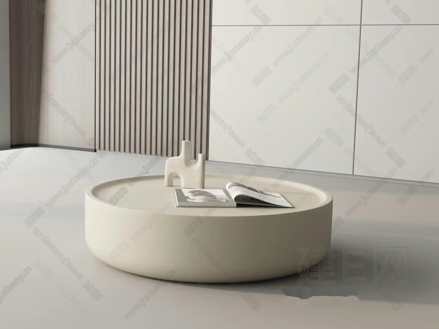 Modern Minimalist Coffee Table 3D Model – 11833 – VRAY Render