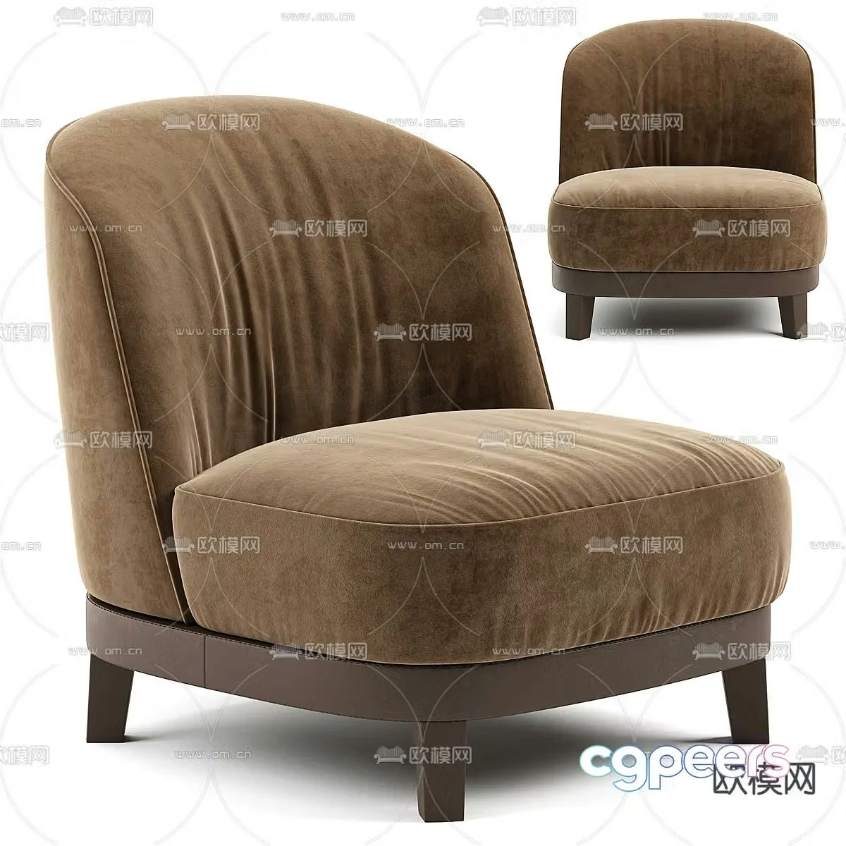 Swing sofa chair leisure chair 3d model