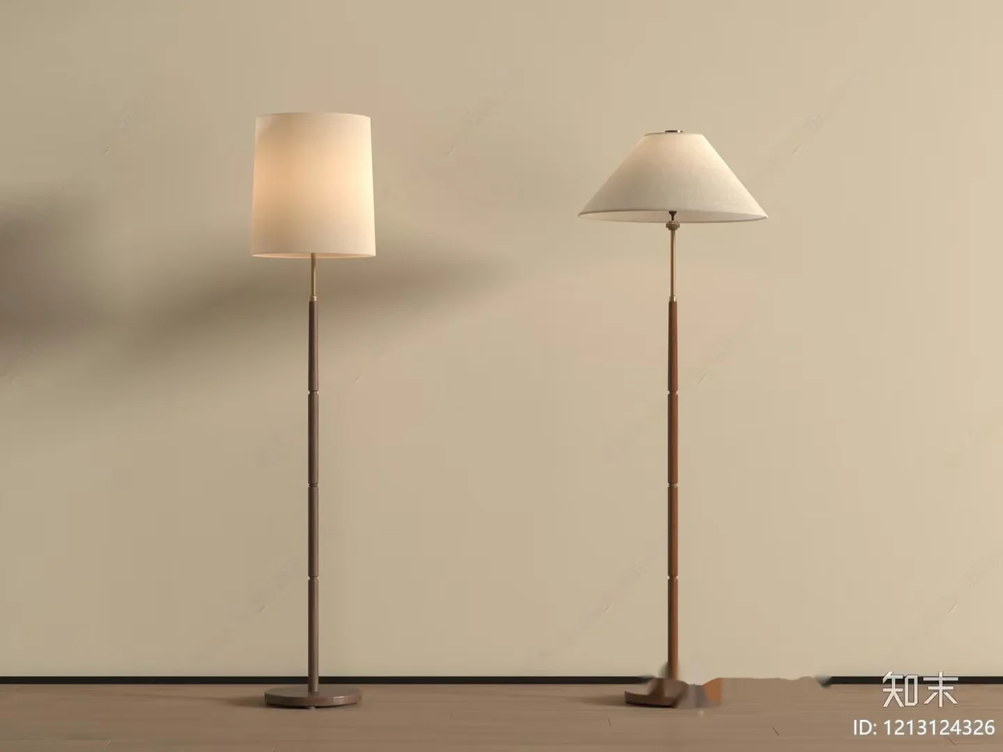 Modern Floor Lamps 3D Model – 22080 – VRAY Render