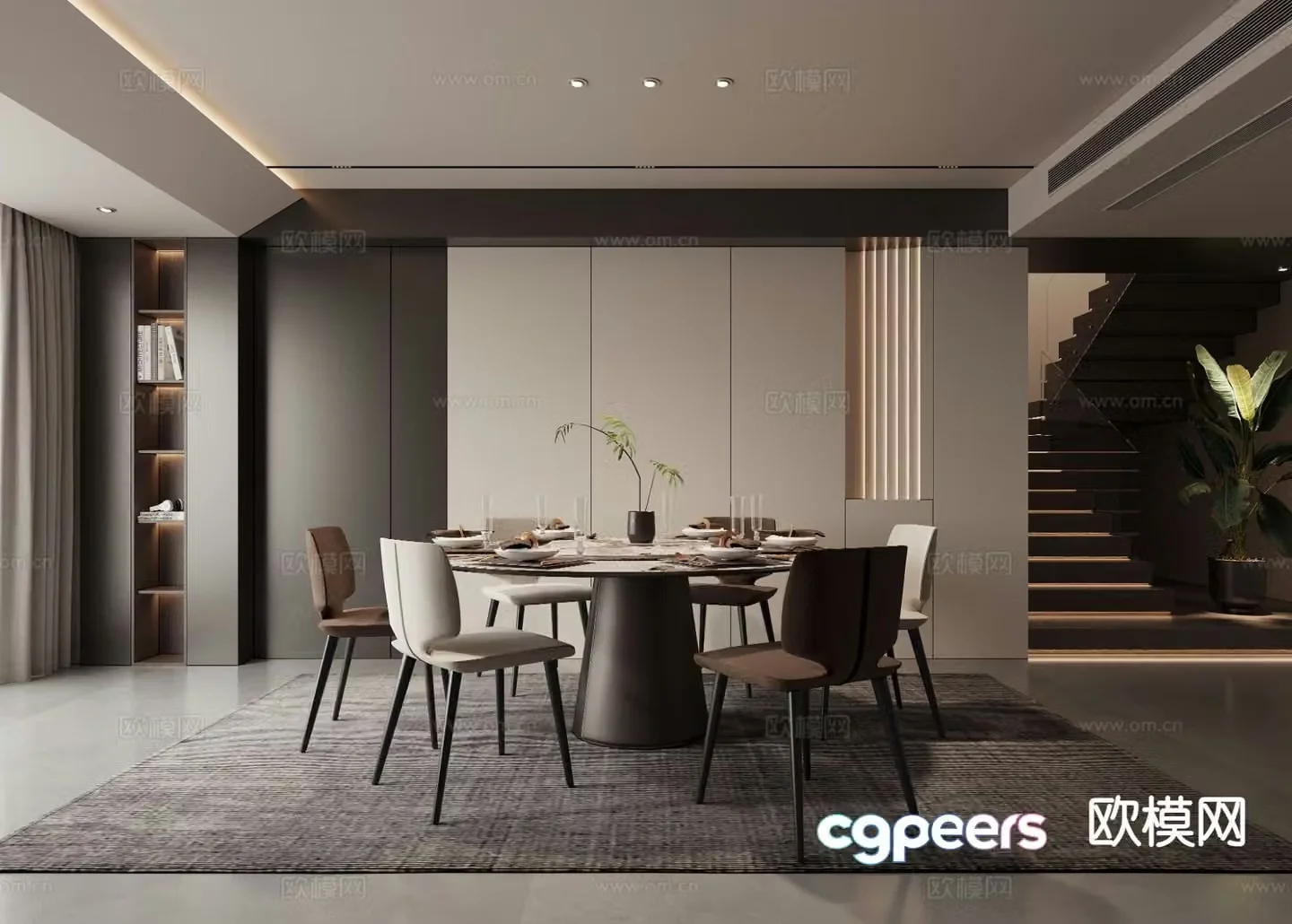 Italian restaurant 3d model