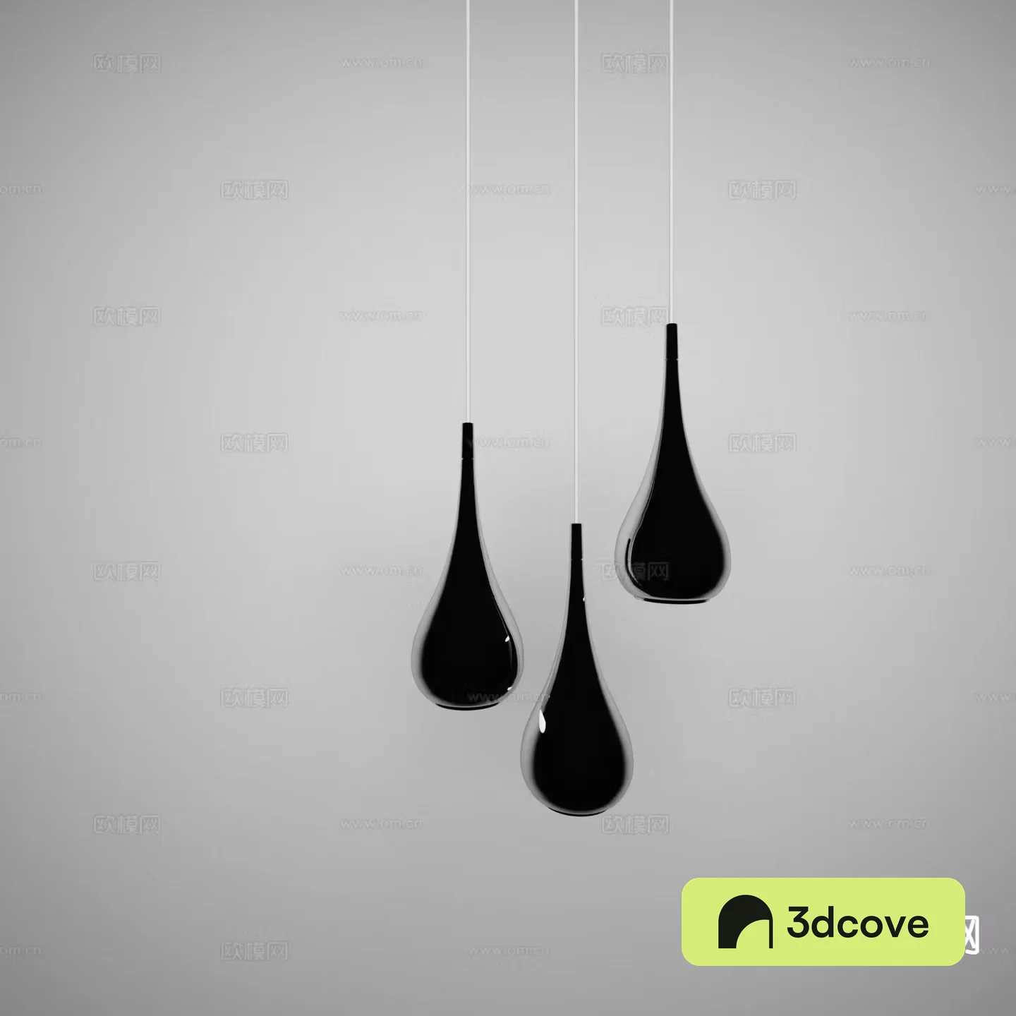 Modern water drop lamp chandelier