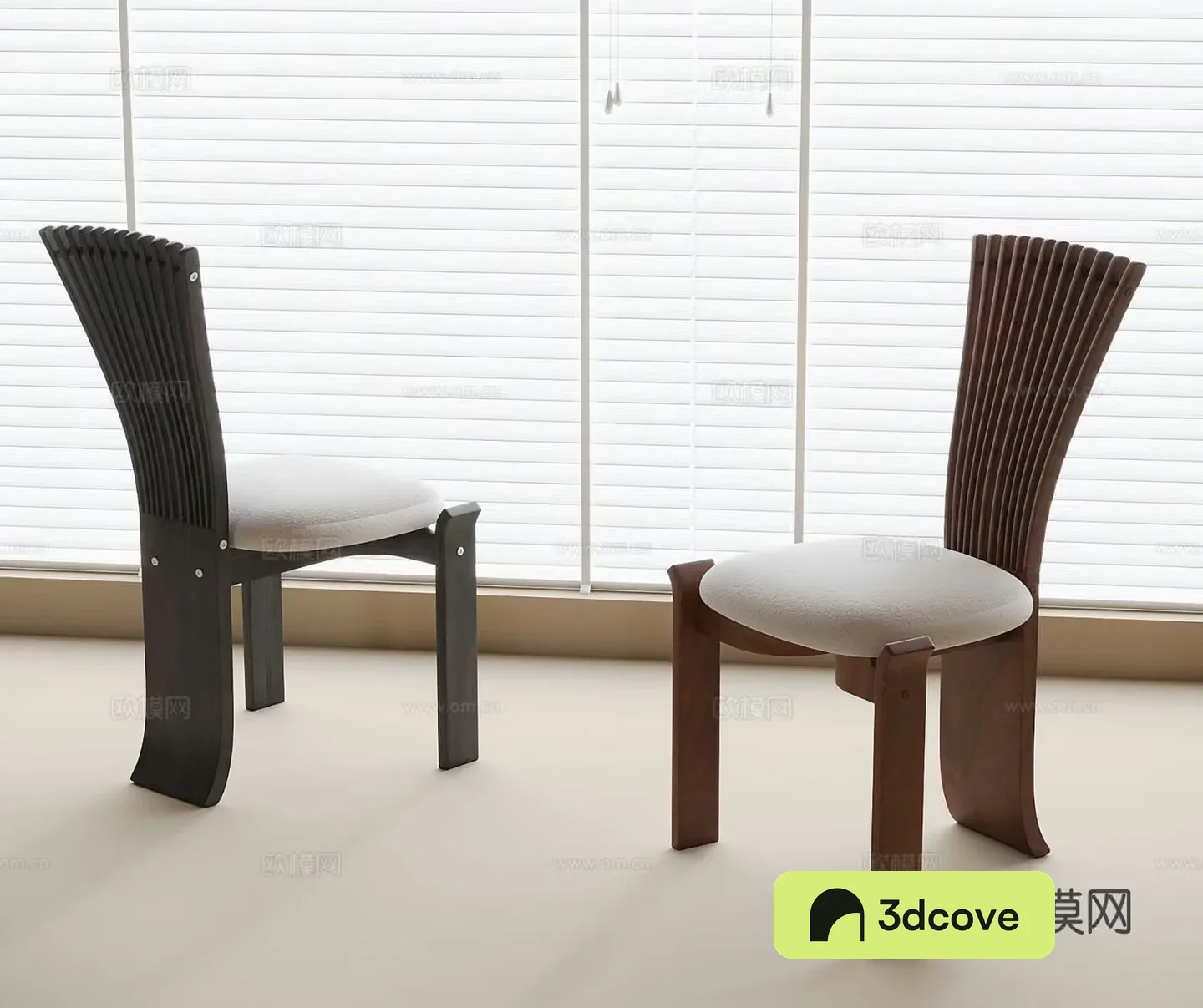 Wabi-sabi chair dining chair
