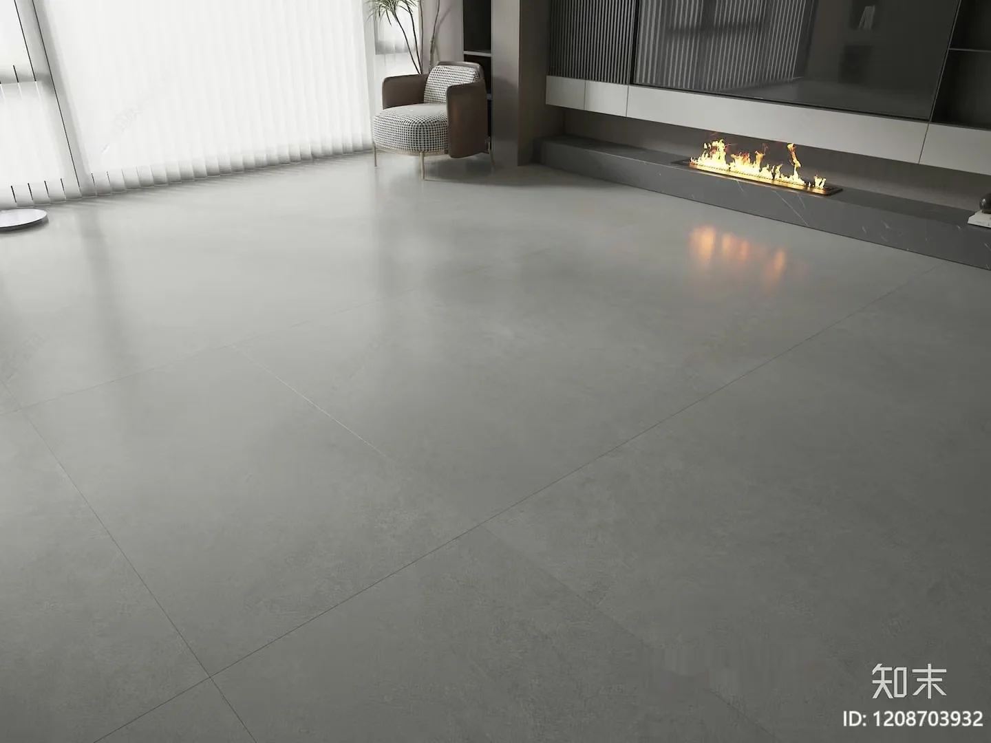Modern Living Room 3D Model – 19241 – VRAY Render