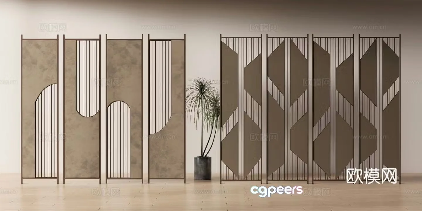 Modern screen 3d model