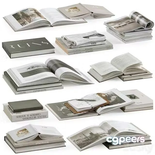 3ds Max Free – Coffee Table Books 3