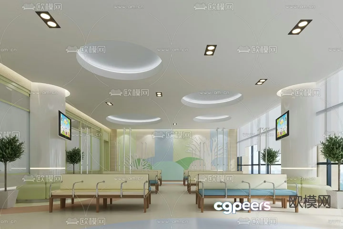 Children’s infusion room 3d model