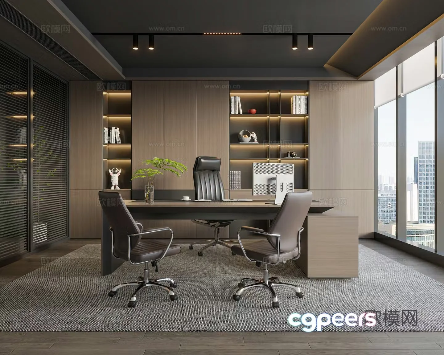 Italian general manager office 3D model