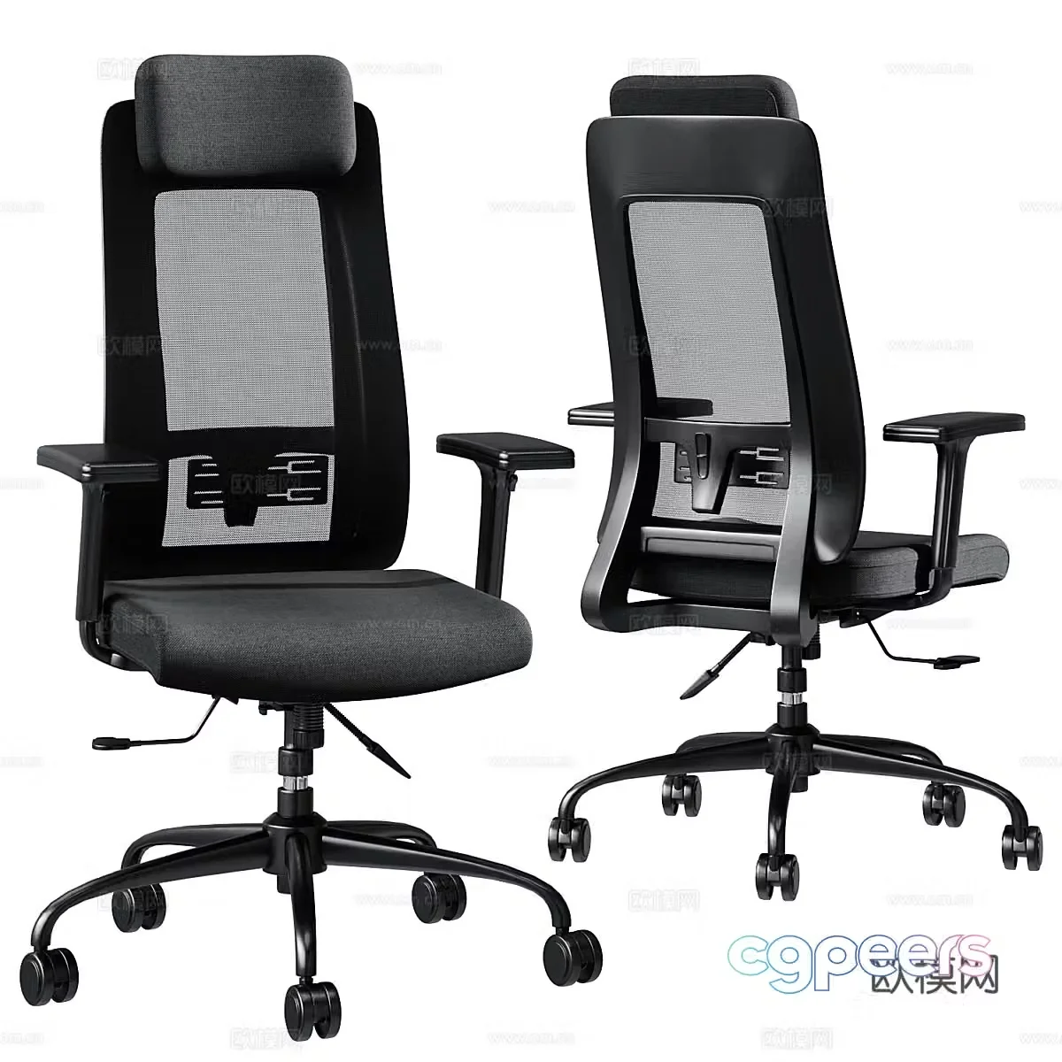 Modern CAPOT office chair 3d model