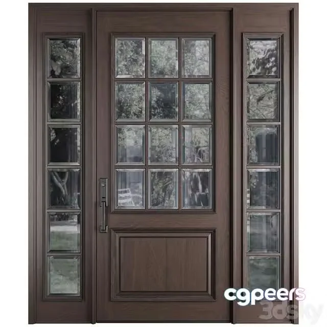 3ds Max Free – Entrance door staleks classic 44