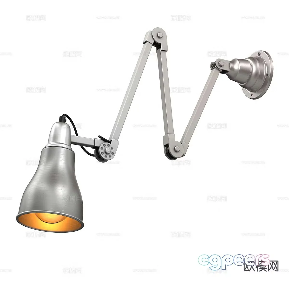 Nordic wall light 3d model