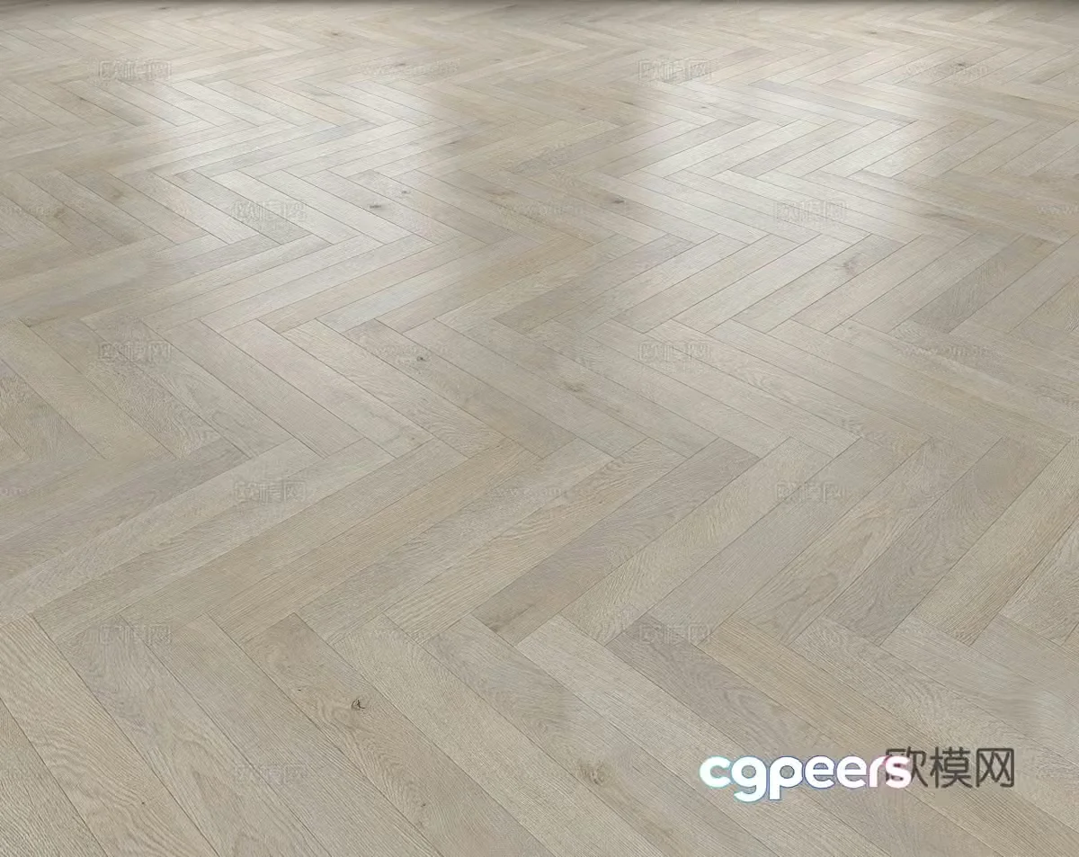 Herringbone wood flooring antique wood flooring light wood flooring 3d model