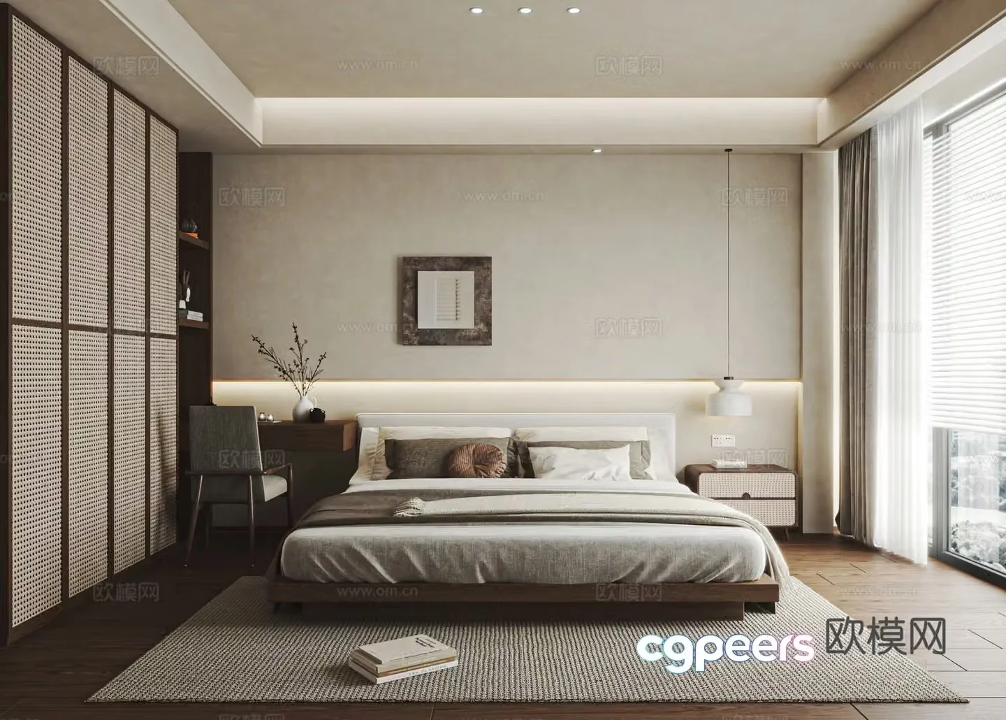 Wasabi Bedroom 3D Model