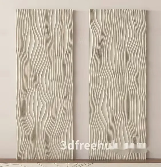 Modern 3D Wall Art 3D Model – 18906 – VRAY Render