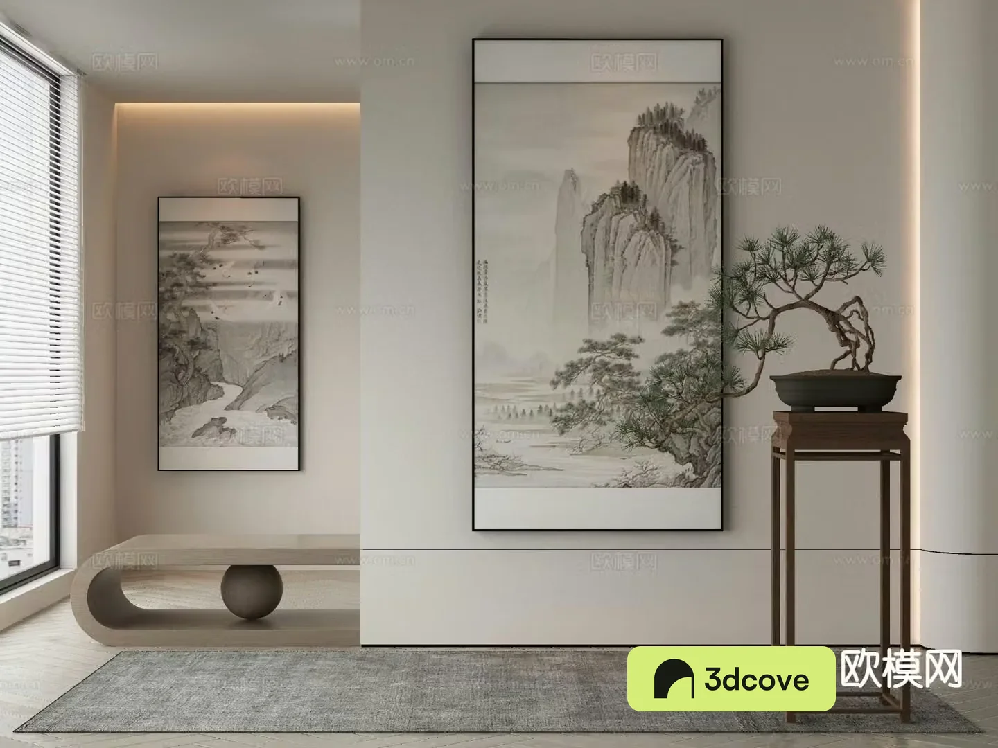 New Chinese style decorative painting ink painting landscape painting