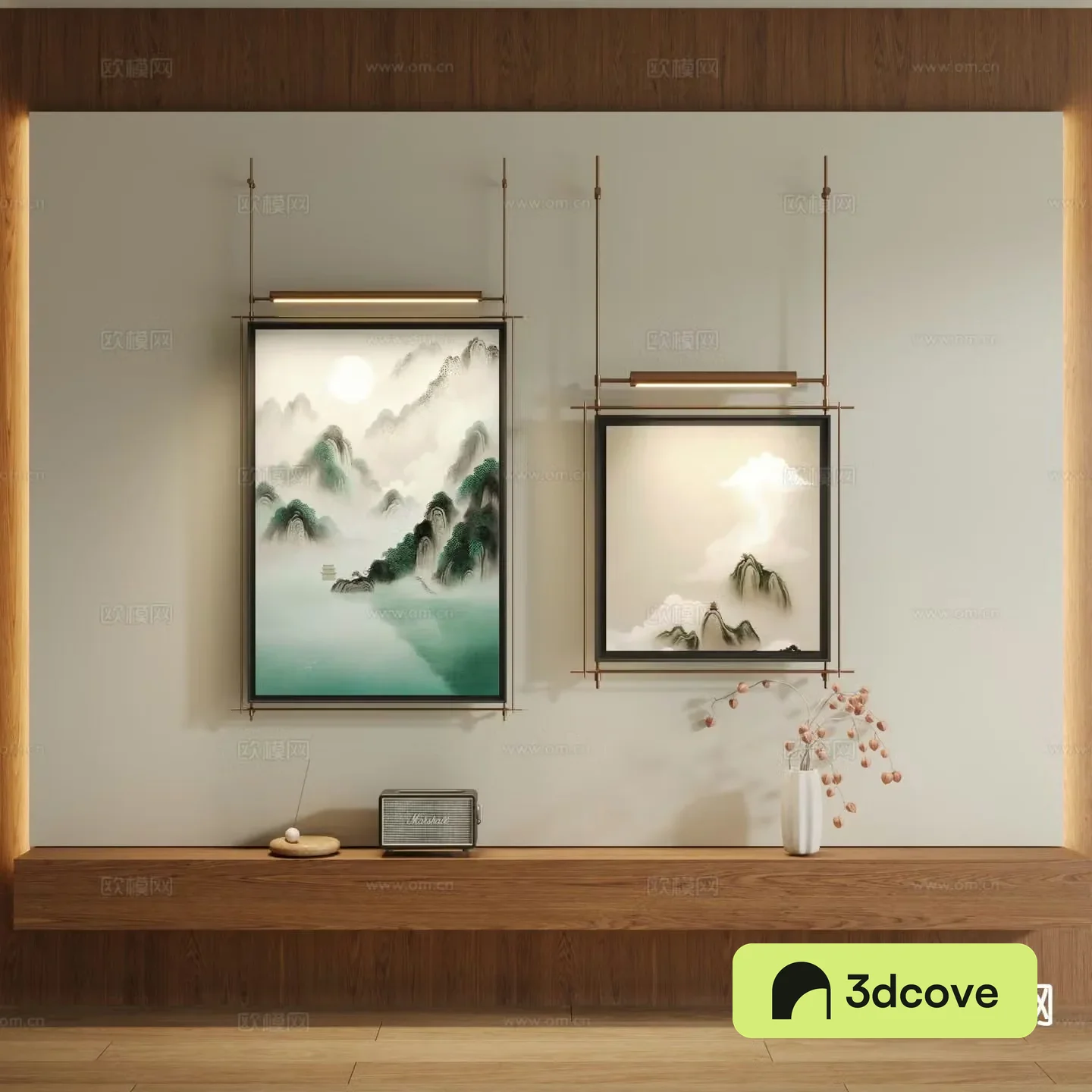 New Chinese style decorative painting landscape painting hanging painting