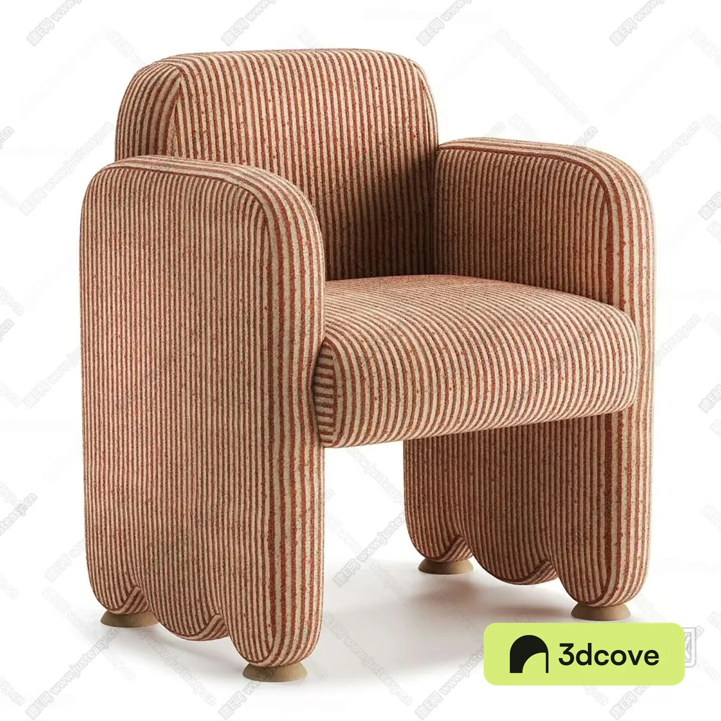 Modern Striped Chair
