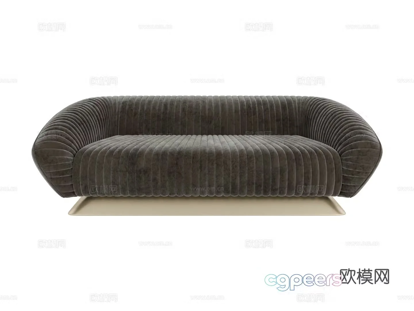visionnaire multi-person sofa 3d model