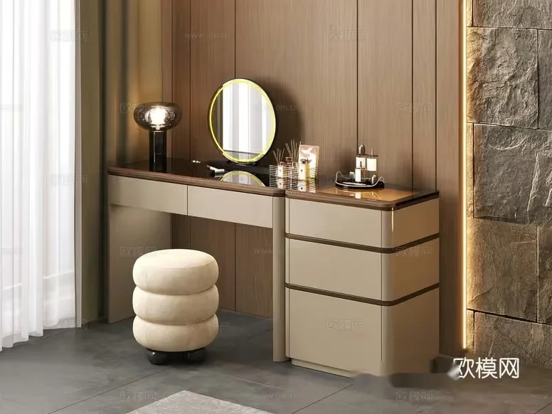 Modern Makeup Vanity 3D Model – 6276 – CORONA Render