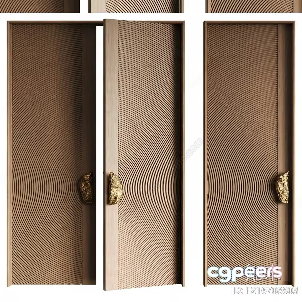 Cozy Wooden Doors 3D Model – 15802 – VRAY Render