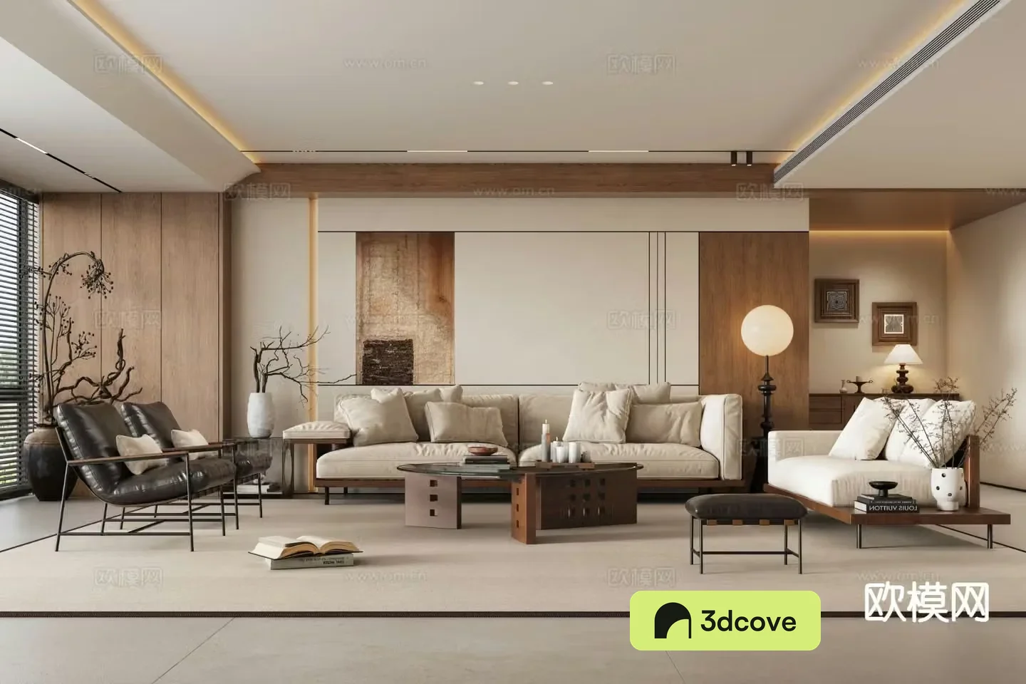 Wabi-sabi living room