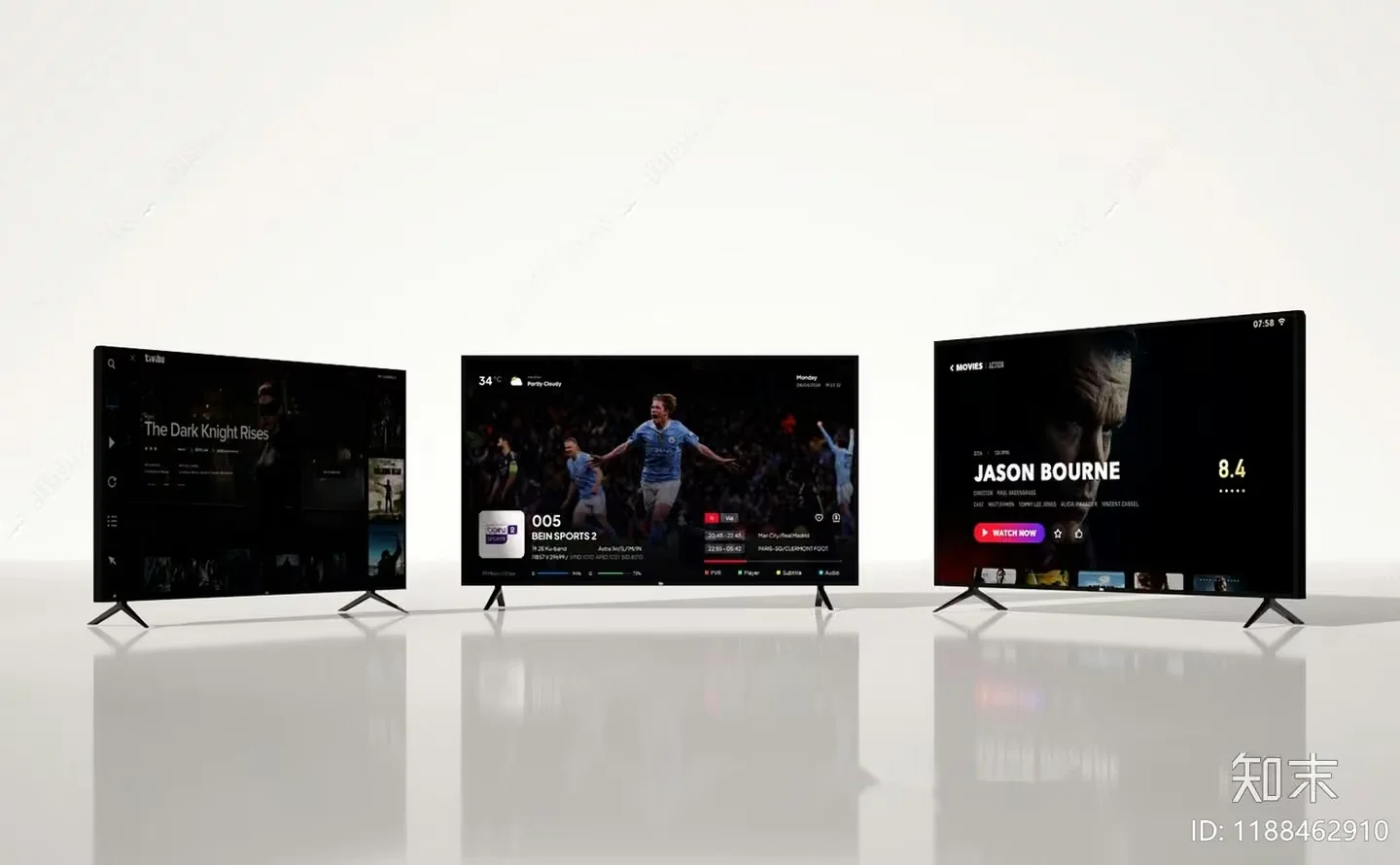 Modern Tv Screens 3D Model – 16308 – VRAY Render