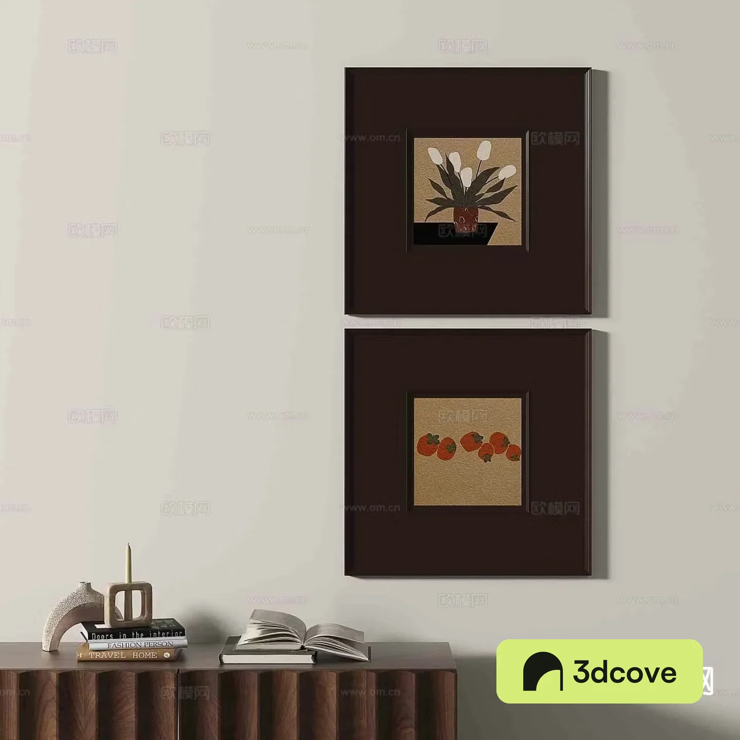 Wabi-sabi retro hanging painting art painting decorative painting