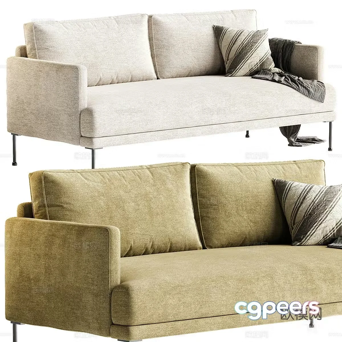 Westwing series Fluente sofa 3d model