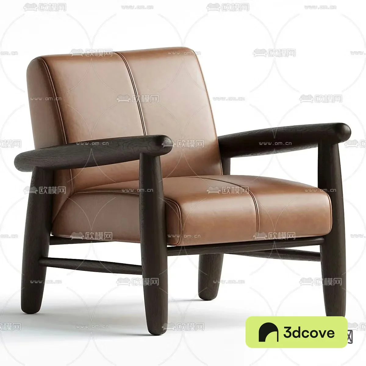 Leather chair leisure chair armchair