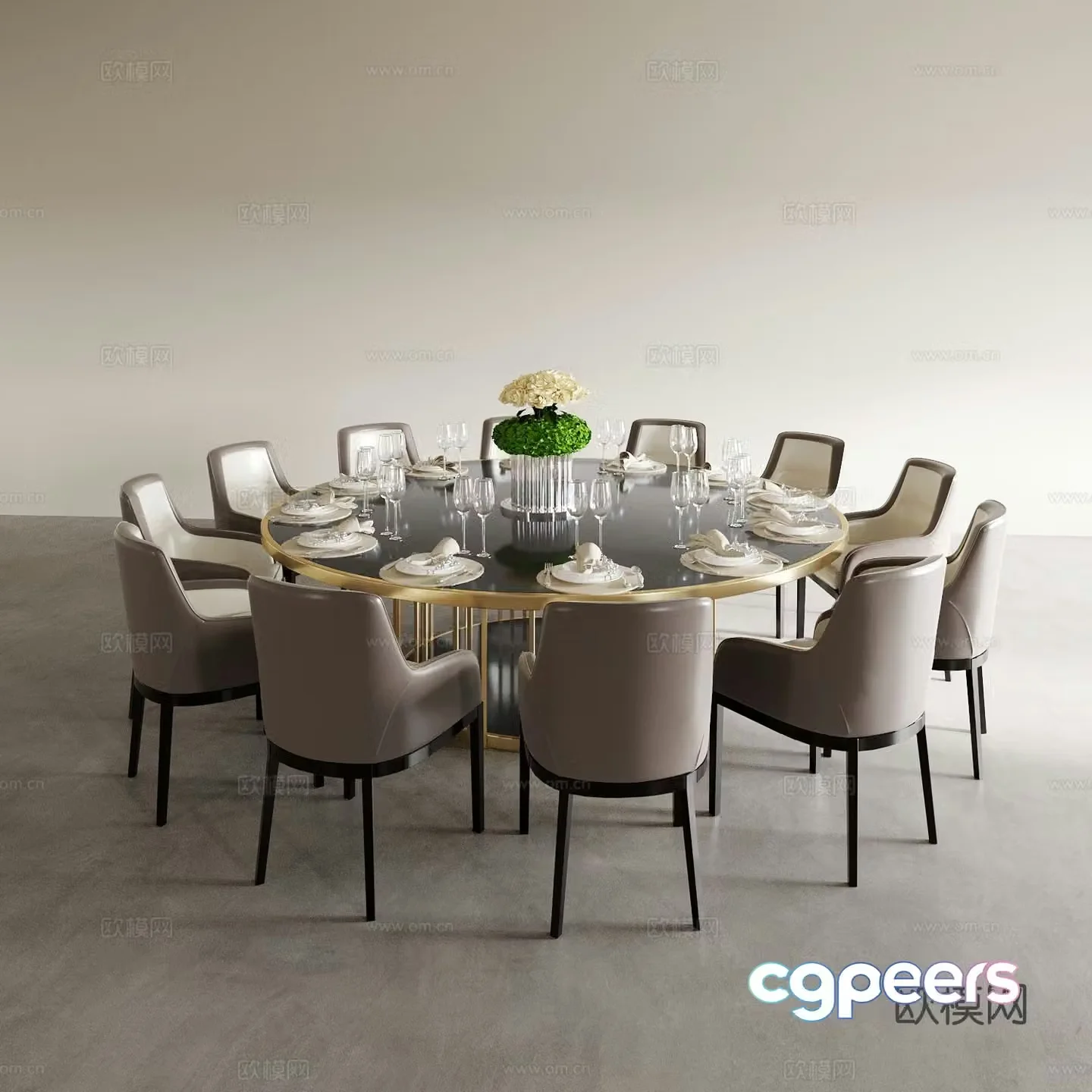 Dining table and chairs living and dining table and chairs dining table and chairs wine table and chair combination round wine table and chair 3D model