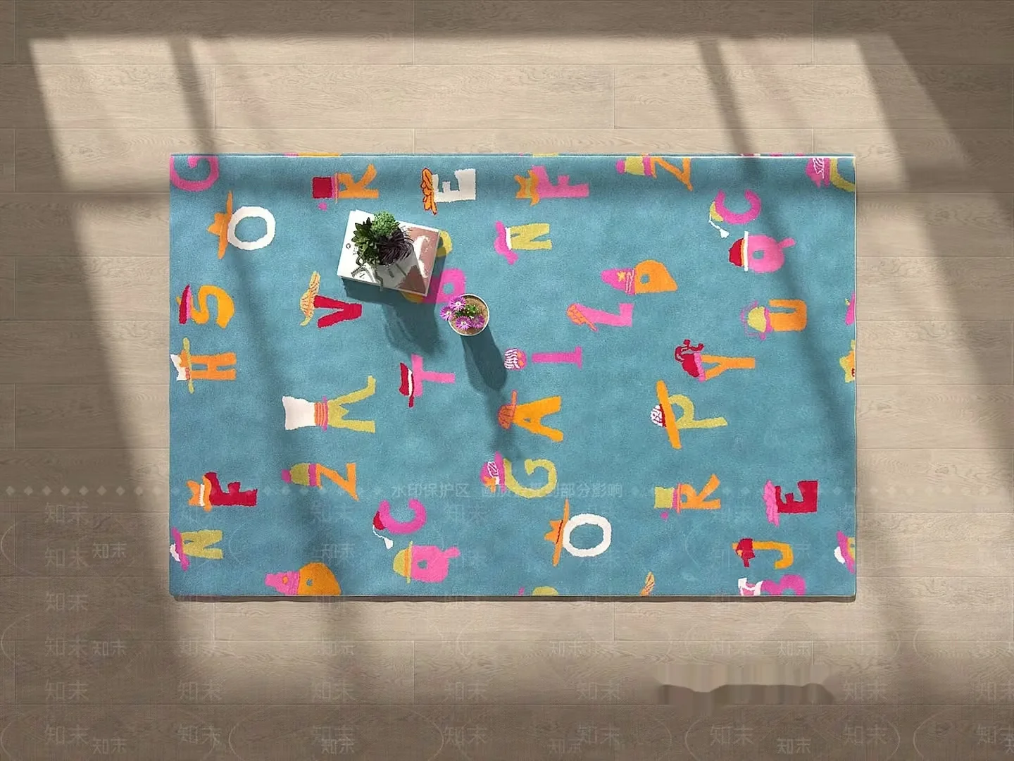 A Colorful Rug 3D Model – 6495 – VRAY Render