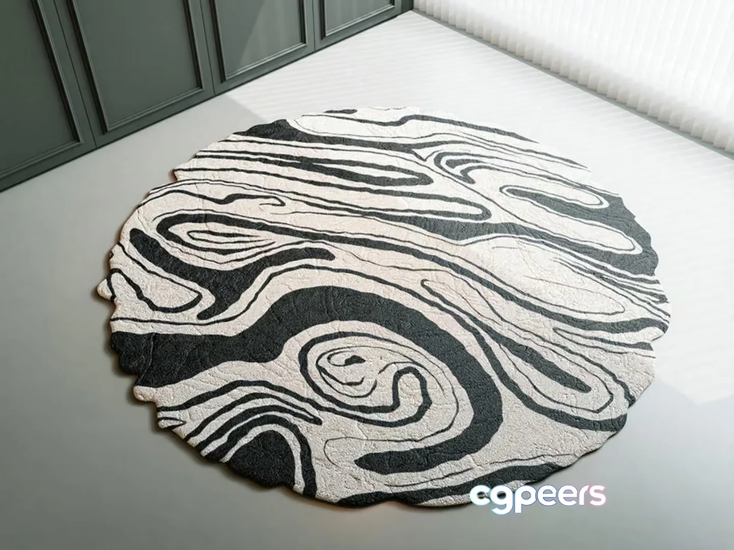 Abstract Rug 3D Model – 2054 – CORONA Render