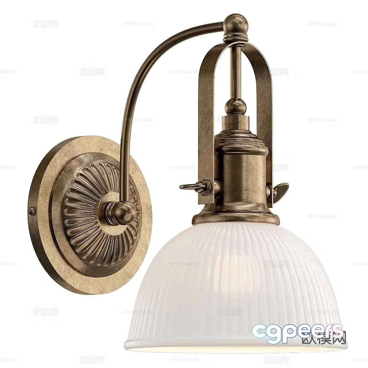 Nordic simple wall lamp wall lamp simple wall lamp 3d model