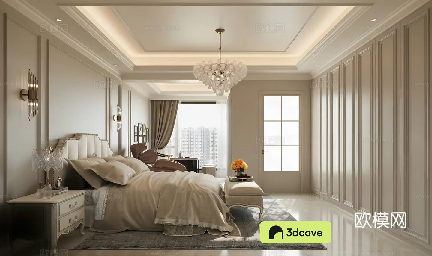 French home bedroom American home bedroom European home bedroom