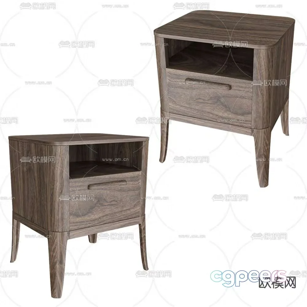 YourFoRest bedside table 3d model