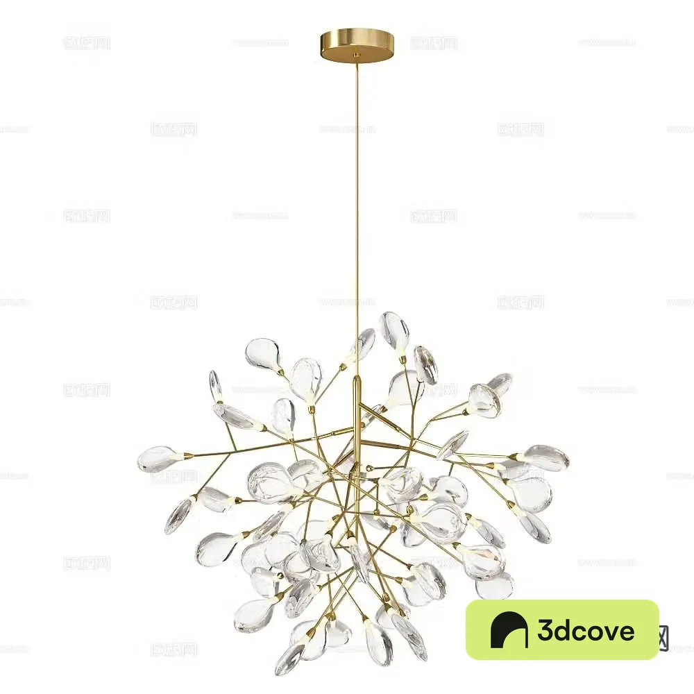 Light luxury crystal chandelier
