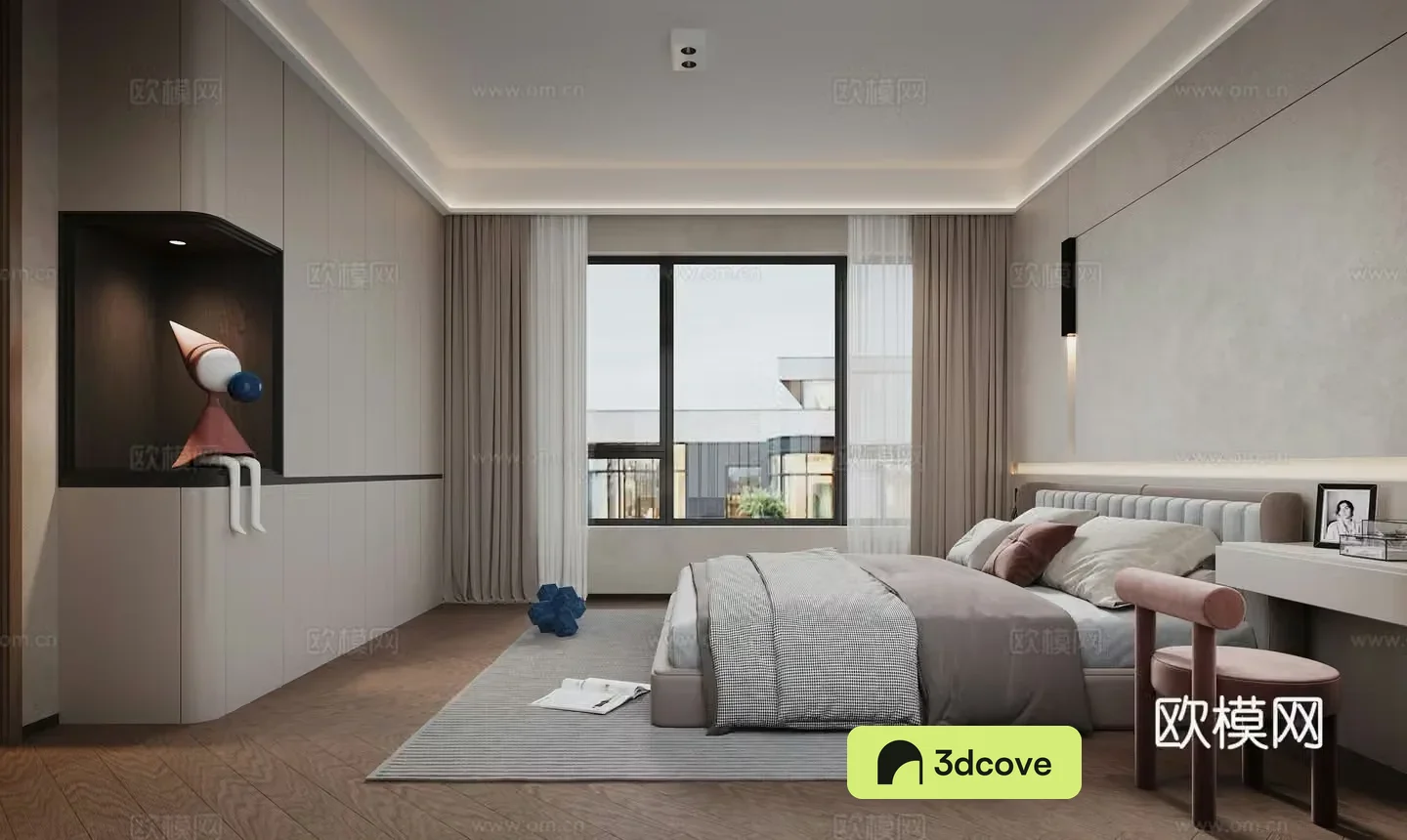 Modern bedroom
