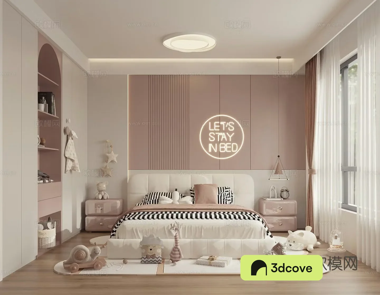 Modern children’s room daughter room princess room