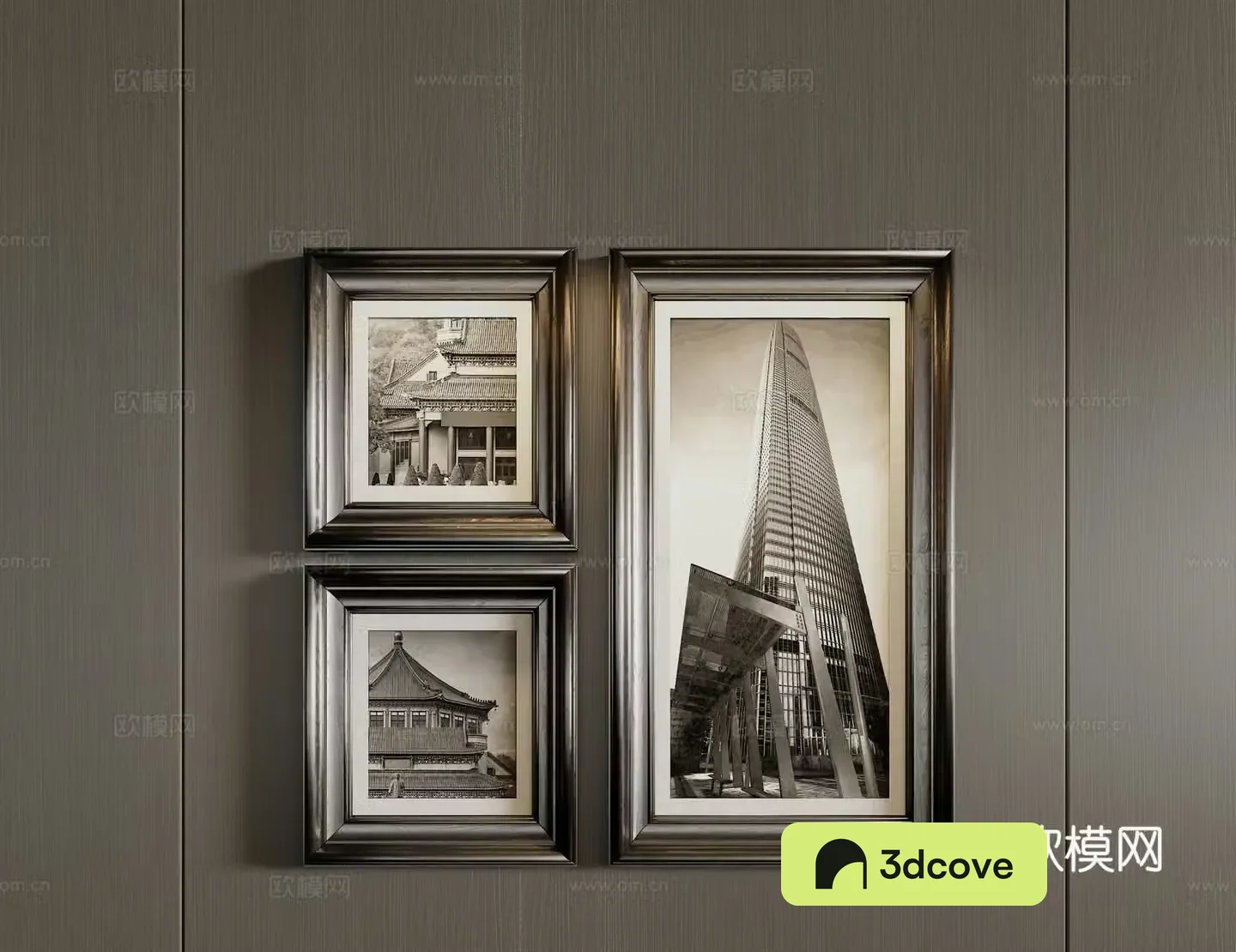 Modern retro hanging painting decorative painting architectural painting