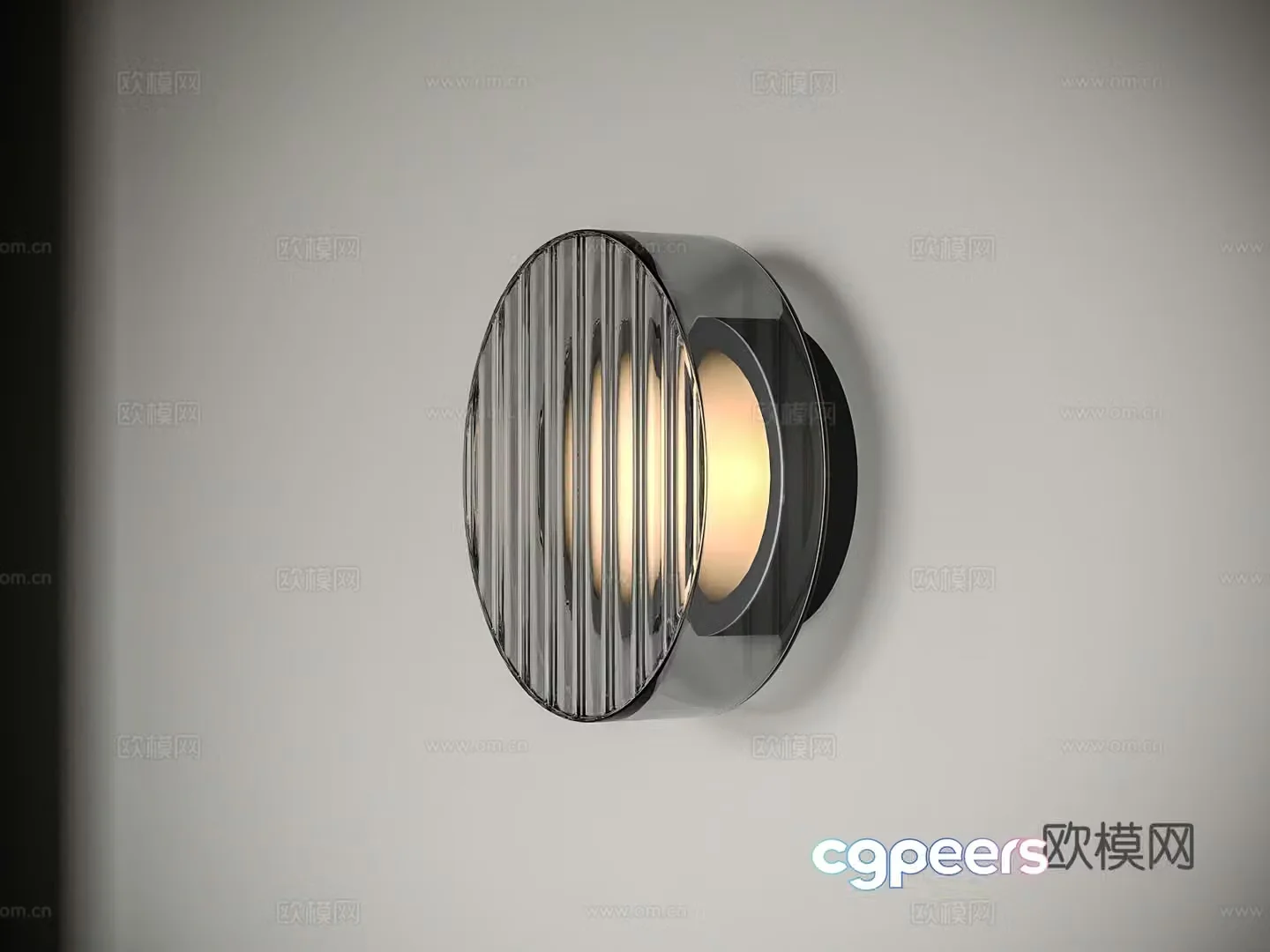 Modern wall lamp 3d model