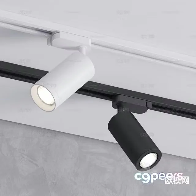 spotlight downlight spotlight track light 3d model