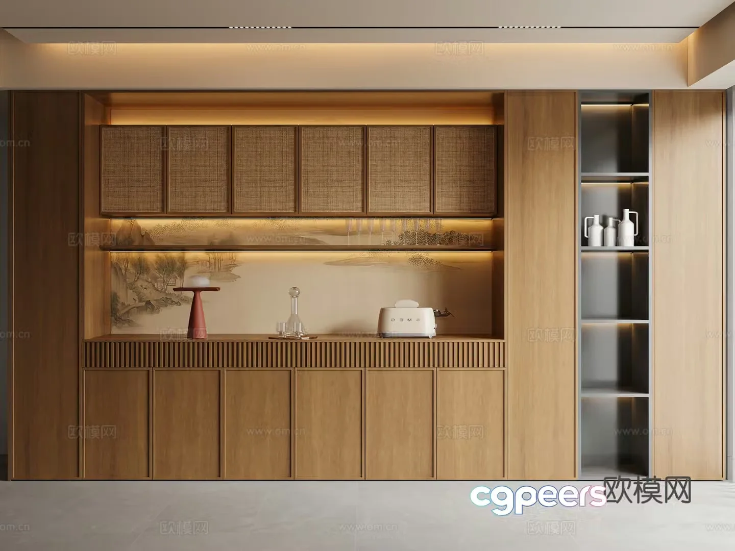 New Chinese sideboard Song’s sideboard 3D model