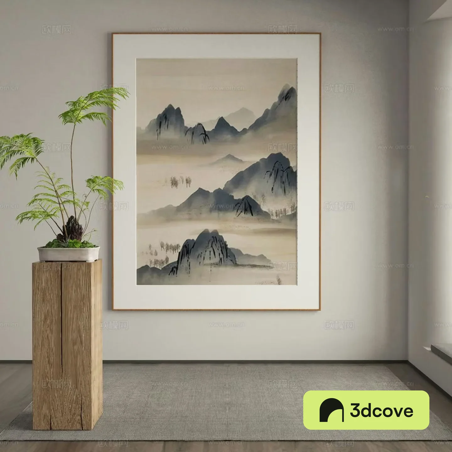 New Chinese style landscape painting decorative painting
