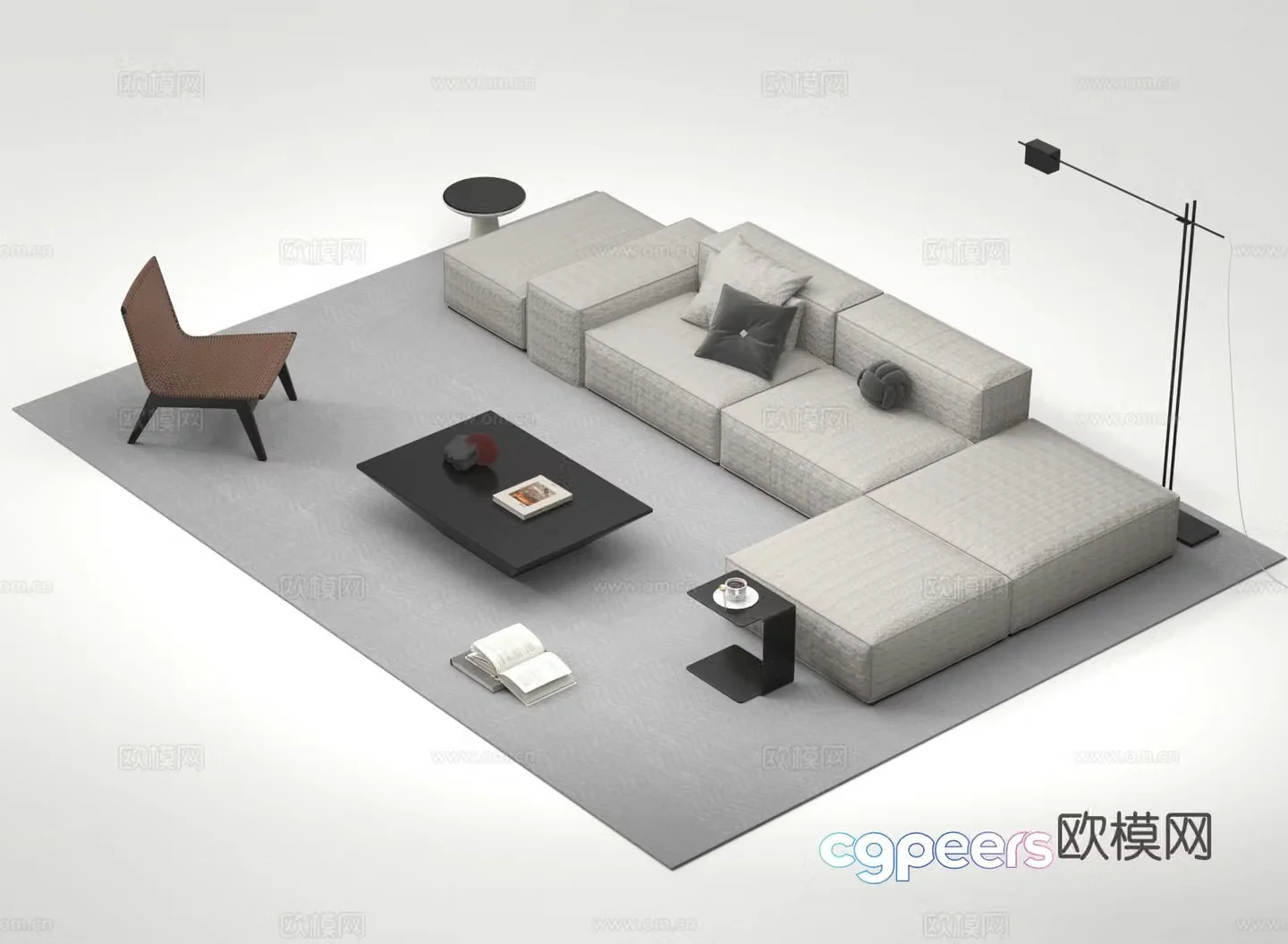 Sofa Sofa combination 3d model