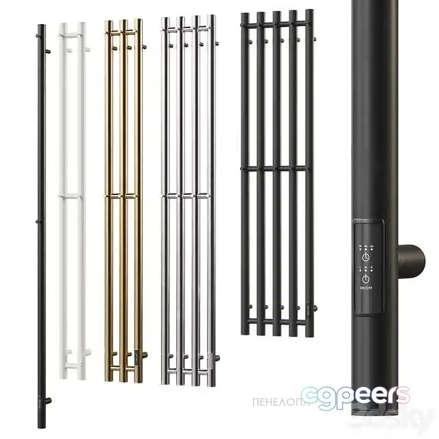 3ds Max Free – EWRIKA Penelope electric heated towel rail