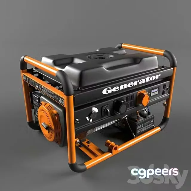 3ds Max Free – Generator electricity unit