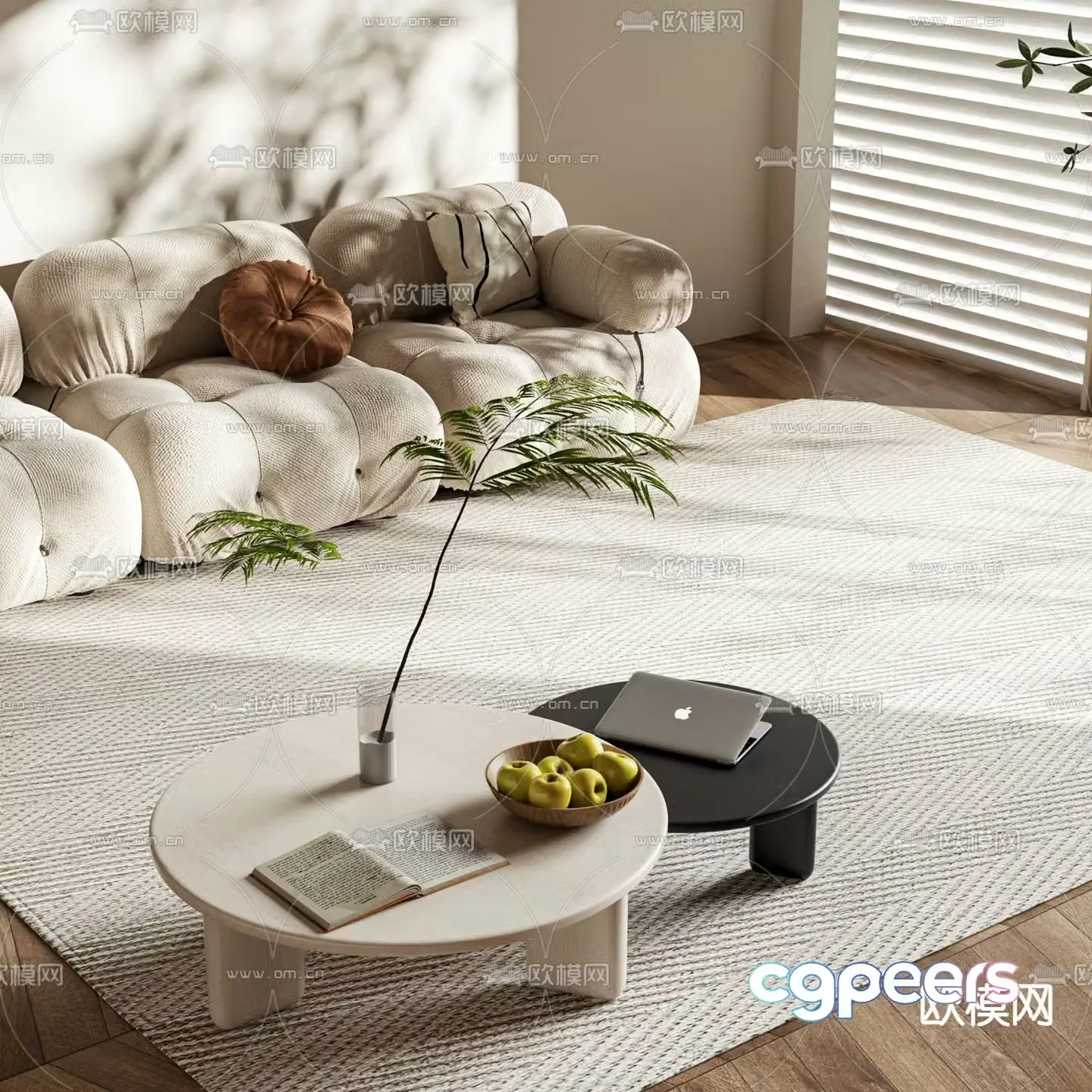 3D model of mother-in-law coffee table